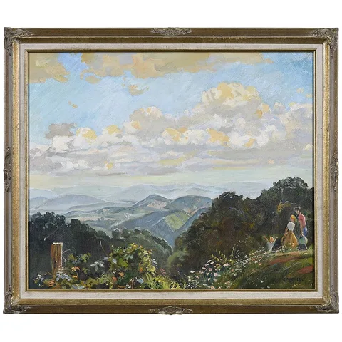 Ernest A. Spuehler, Blue Ridge Mountains, North Carolina, oil on canvas