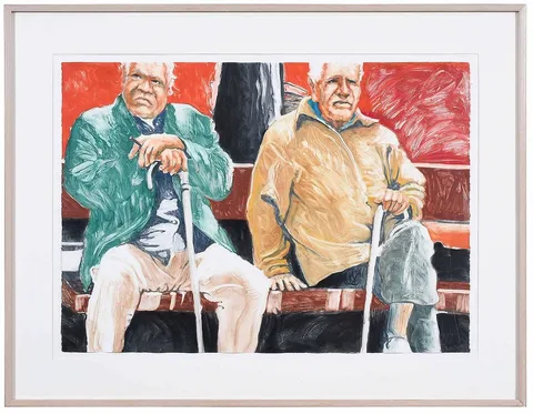 Dale Rayburn, Board Meeting, not apparently signed, monotype (oil on paper)