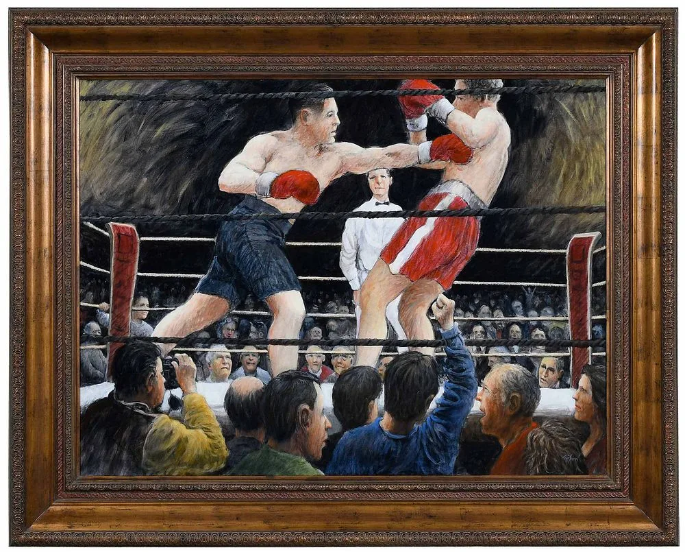 Dale Rayburn, Brawler, 2010, acrylic on canvas