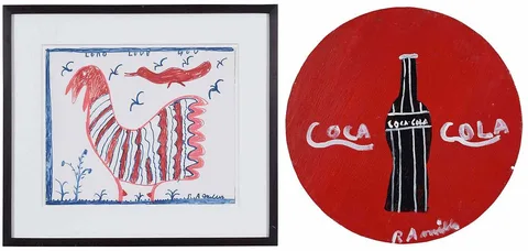 R. A. Miller, ÿTwo Works of Art: Lord Love You, marker on paper