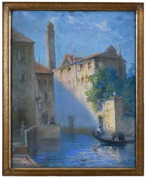 Karl Kappes, Venice, pastel on paper