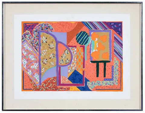 Sidney Guberman, The Head of the Palm, 1983, serigraph