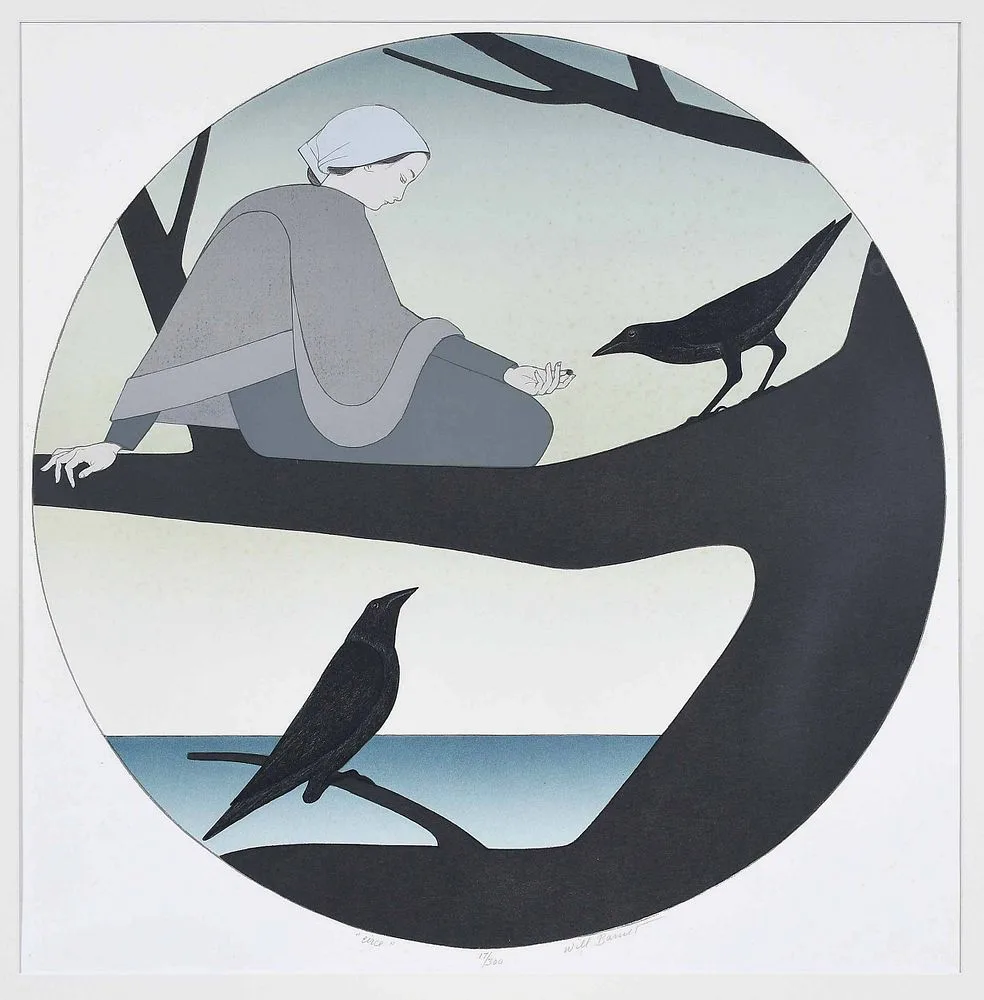 Circe by Will Barnet, 1979, serigraph, offered Jul 2021
