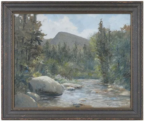 Henry Plympton Spaulding, ÿNoon Peak, Waterville New Hampshire, 1924, watercolor on board
