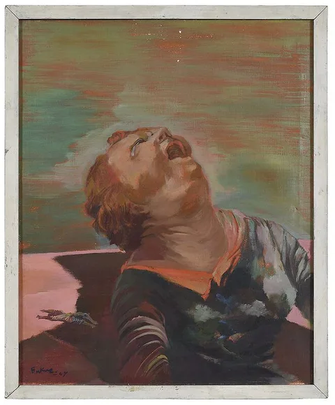 Fukuzawa Ichiro, The Loss, oil on canvas