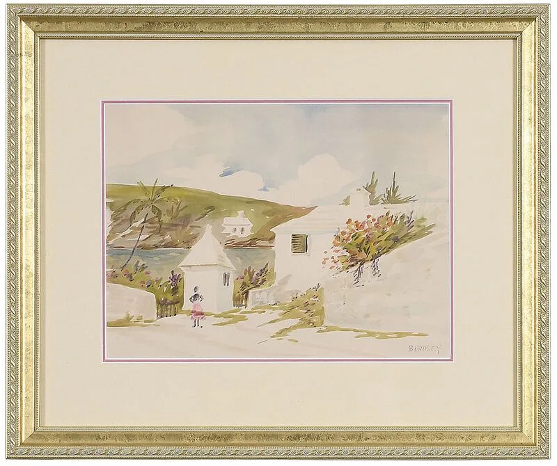 Bermuda Harbor by Alfred Birdsey, 1952, watercolor on paper, sold Apr 2021