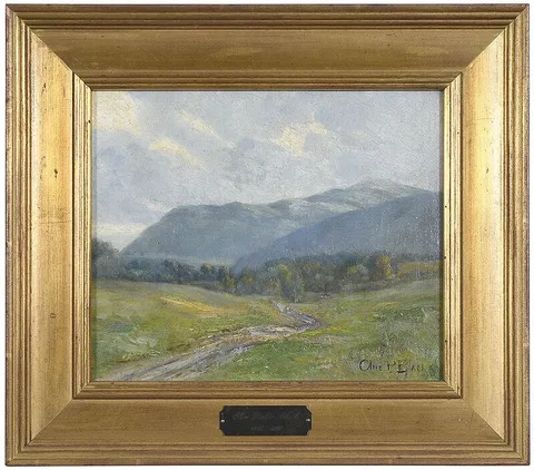 Olive Parker Black, In the Berkshires, oil on board