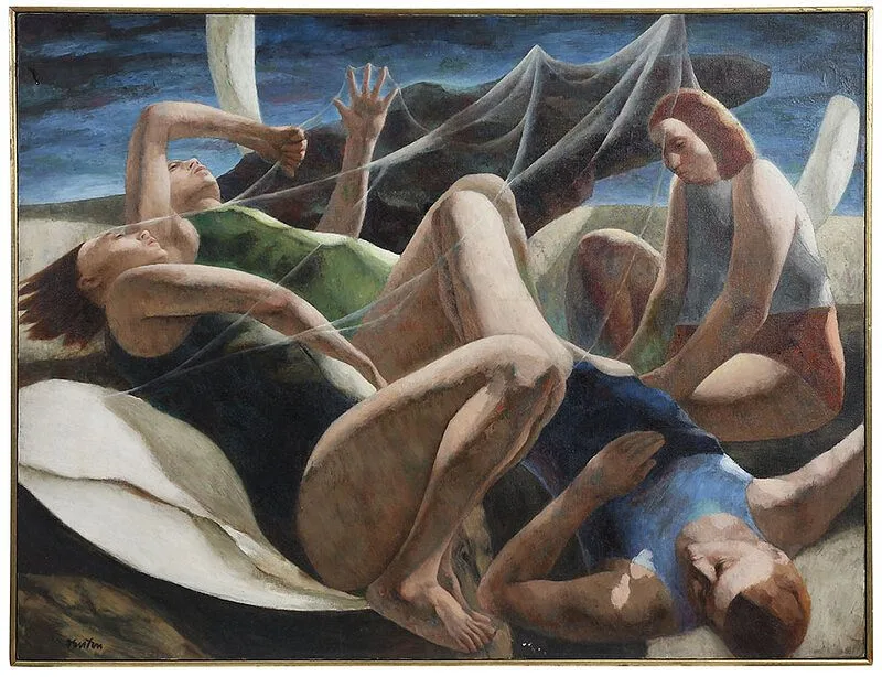 John Nathaniel Fenton, Nightpiece, oil on canvas