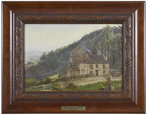 Anna Richards Brewster, The Weald, Cambridge, England, 1899, oil on board