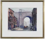 Lamar Dodd, Brooklyn Bridge and street carts