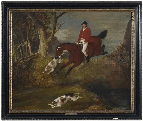 Richard Barrett Davis, Clearing the Bridge, oil on canvas