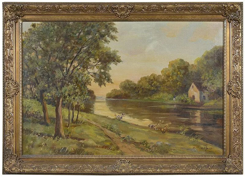 John Califano, Sundown, oil on canvas