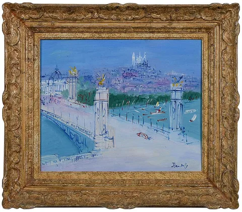 Jean Dufy, Paris, Le Pont Alexandre III, oil on canvas