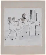 Léonard-Tsuguharu Foujita, Chien pipi joyeusement