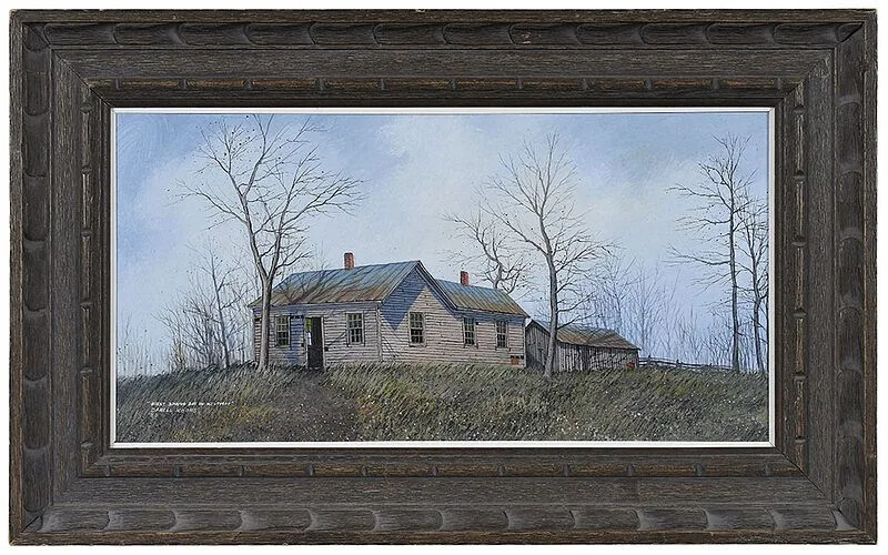 Darrell Koons, First Spring Day in Kentucky, 1980, acrylic on board
