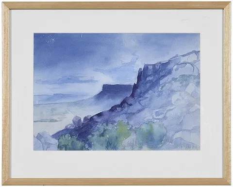 Gilbert Frederick (Bert) Carpenter, The Rimrocks Evening, 1937, watercolor on paper