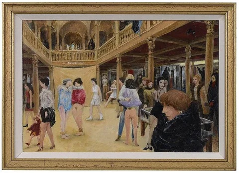 Gilbert Frederick (Bert) Carpenter, The Emporium, 1998, acrylic on board
