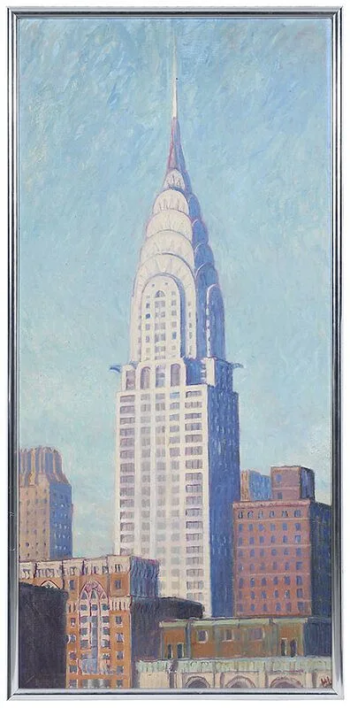 Henry Link, Chrysler Building, 1985, acrylic on canvas
