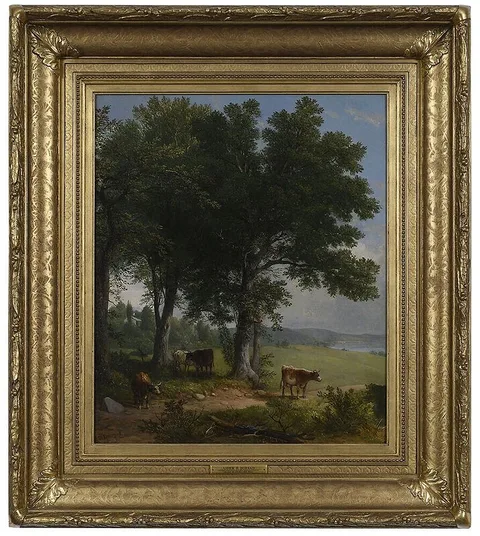 Asher Brown Durand, In the Shade of the Old Oak Tree, c. 1850, oil on canvas
