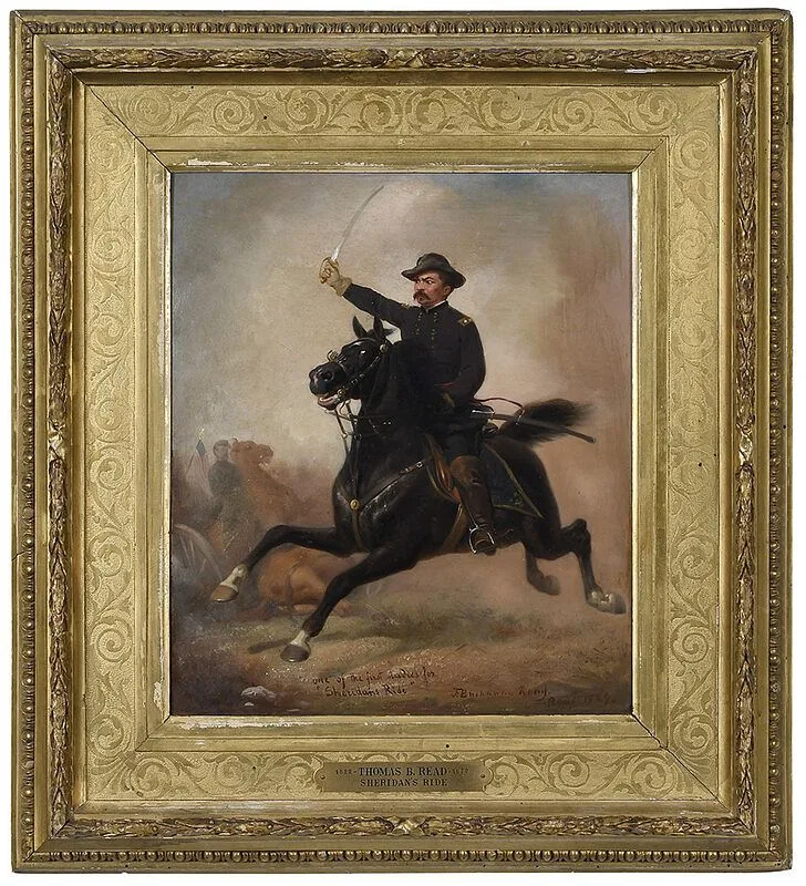 Thomas Buchanan Read, Study for Sheridan's Ride, 1869, oil on board