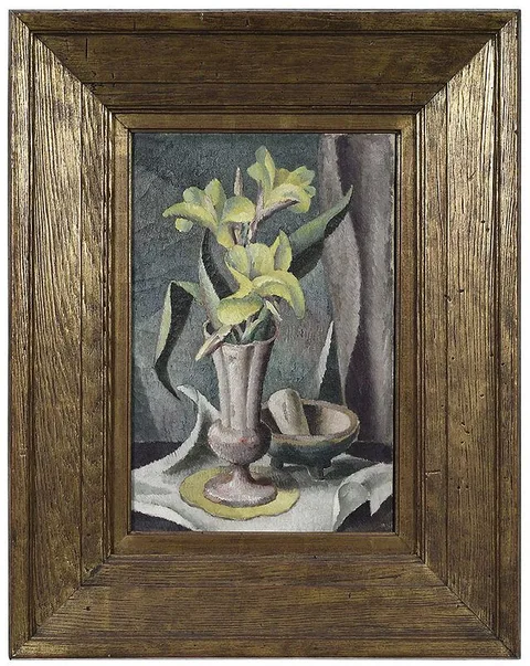 Edward Middleton Manigault, Flowers in a Vase, c. 1921-1922, oil on canvas