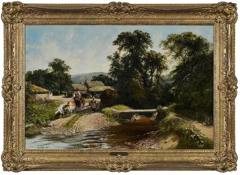 Samuel Bough, A View Near Killarney, oil on canvas