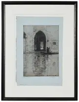James McBey, Sotto Portico, Venice