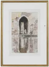 James McBey, The Sotto Portico, Venice