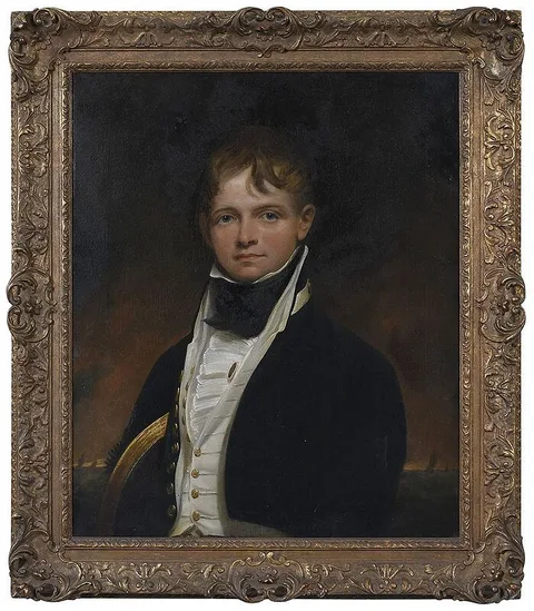 Martin Archer Shee, Portrait of Sir Edward Belcher as an Ensign, oil on canvas