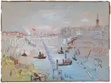 Jean Dufy, Paris, Viaduc Du Point-Du-Jour (B. 4787)