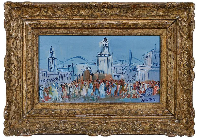 Marrakech by Jean Dufy, oil on canvas, sold Dec 2020