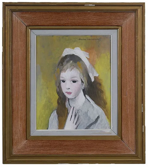 Marie Laurencin, Jeune Fille, oil on canvas