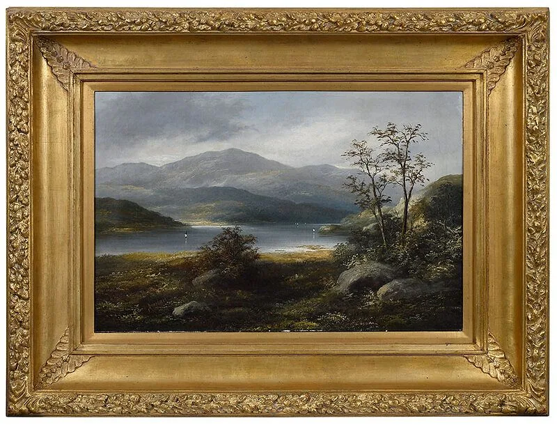 Roberto Angelo Marshall, Loch Awe, Scotland, oil on canvas