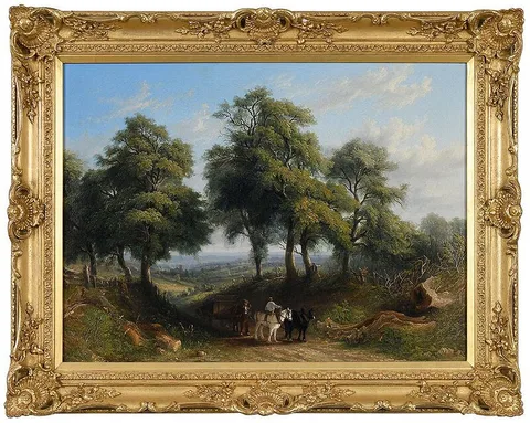 Frederick Henry Henshaw, A View of Aston, not apparently signed, oil on canvas