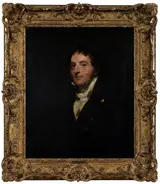 Sir Thomas Lawrence, Portrait of Edward Morris, in a brown coat, yellow waistcoat and white cravat (G. 579)