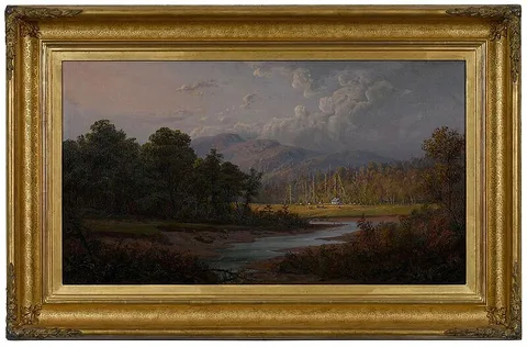Paul Ritter, The Old Homestead, oil on canvas