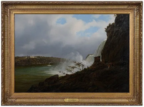 Ferdinand Richardt, Niagara Falls, 1856, oil on canvas