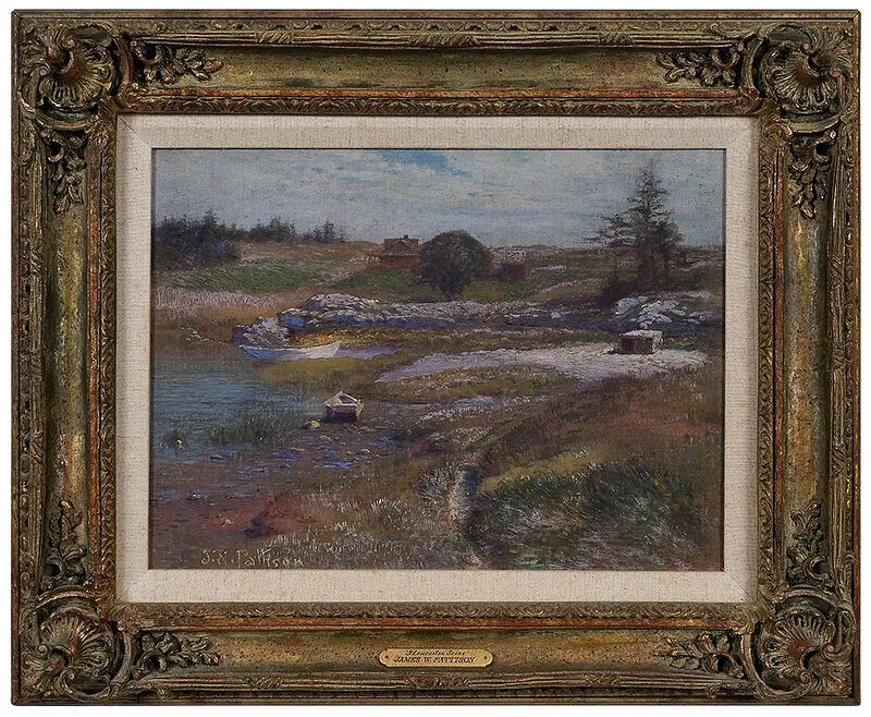 James W. Pattison, Gloucester Marsh, oil on canvas