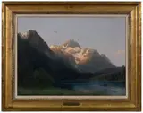 Hermann Herzog, Mountain Lake in Norway