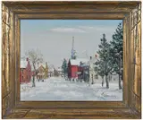 Walter Emerson Baum, Winter in the Village