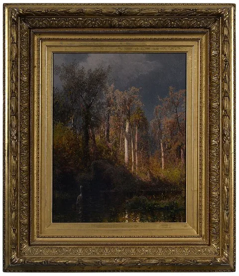 Hermann Ottomar Herzog, Gainesville Marsh, Florida, oil on canvas