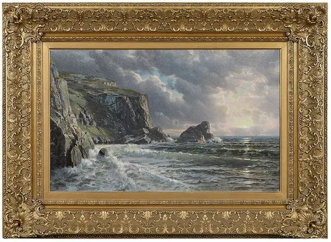 William Trost Richards, St. Margaret's Well, Cornwall, 1904, oil on canvas