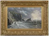 William Trost Richards, St. Margaret's Well, Cornwall