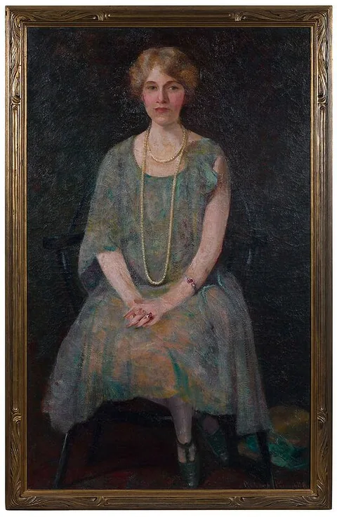 Robert Vonnoh, Portrait of Daisy Polk, the Soprano, 1930, oil on canvas