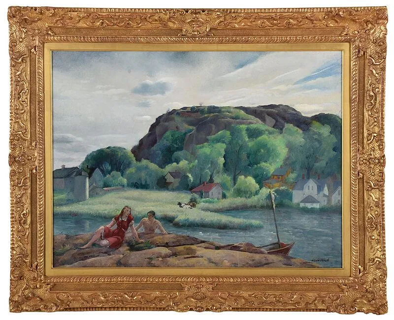 Summer Afternoon by Leon Kroll, oil on canvas, offered Nov 2020