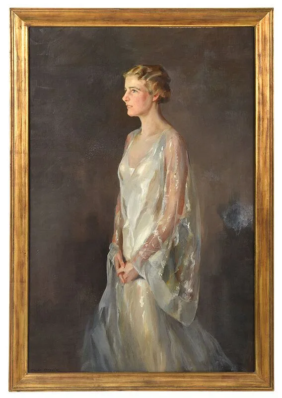 Ben Ali Haggin, Portrait ofÿEllen H. Farnsworth Loomis, oil on canvas