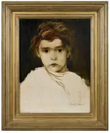 John R. Grabach, Head of a Child, unfinished study