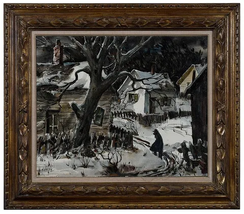 Henry Gasser, November, oil on board
