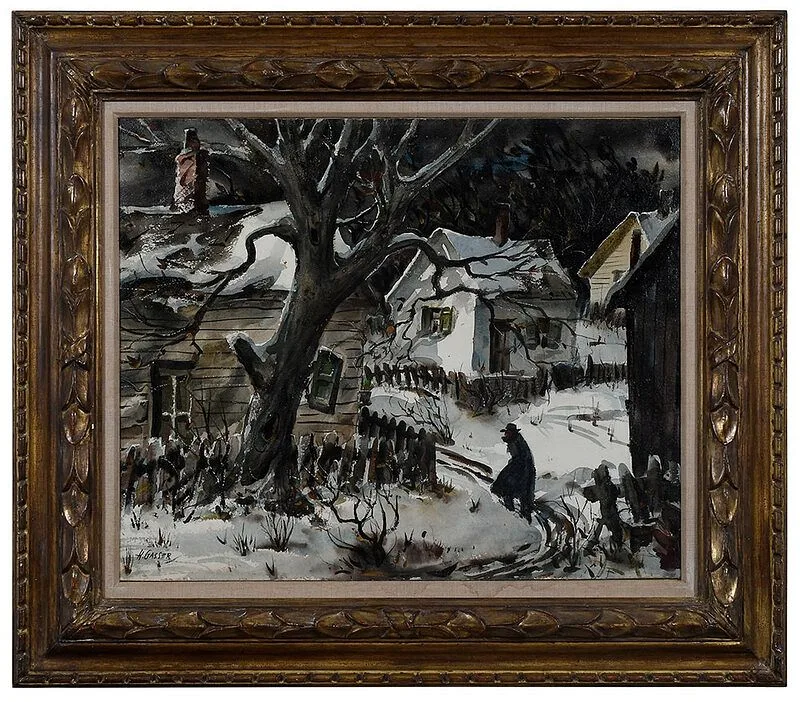 Henry Gasser, November, oil on board