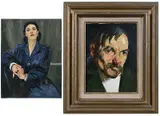 John R. Grabach, Two Portraits: Portrait of a Man